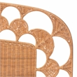 bali & pari Felician Natural Rattan Standalone Headboard Panel Headboard Queen