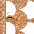 bali & pari Felician Natural Rattan Standalone Headboard Panel Headboard King
