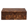 bali & pari Eldora Teak Wood Coffee Table Handcrafted Live-Edge Accent Table