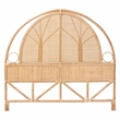 bali & pari Kang Natural Rattan Standalone Headboard Queen