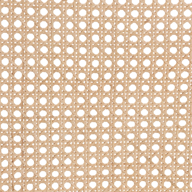 bali & pari Matt Natural Rattan Armchair with Upholstered Seat