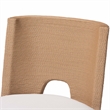 bali & pari Norely Dining Chair with Woven Seagrass Back
