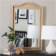 bali & pari Lailan Woven Grasscloth Mirror Rectangle Beige