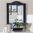 bali & pari Lailan Woven Grasscloth Mirror Rectangle Navy Blue