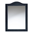bali & pari Lailan Woven Grasscloth Mirror Rectangle Navy Blue