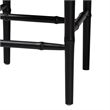 bali & pari Boone Counter Stool with Chinoiserie Design Black