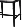 bali & pari Boone Dining Chair with Chinoiserie Design Black
