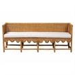 bali & pari Serenay Natural Rattan Dining Bench 77