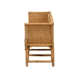 bali & pari Serenay Natural Rattan Dining Bench 77