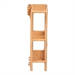 bali & pari Creusa Natural Rattan 2-Tier Wall Shelf with Bow Detail