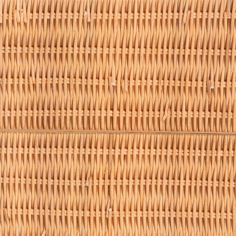 bali & pari Asante Natural Rattan 3-Tier Display Shelf with Pagoda Top