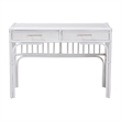 bali & pari Onella Natural Rattan Writing Desk with Two Drawers