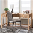 bali & pari Kalimantan Natural Rattan Desk with Three Drawers