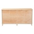 bali & pari Delilah Natural Rattan 4-Door Sideboard Buffet