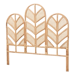 bali & pari Liang Natural Rattan Freestanding Headboard King