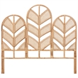 bali & pari Liang Natural Rattan Freestanding Headboard Queen
