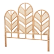 bali & pari Liang Natural Rattan Freestanding Headboard Queen