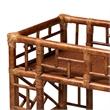 bali & pari Wahid Marbled Tortoise Rattan Kitchen Cart