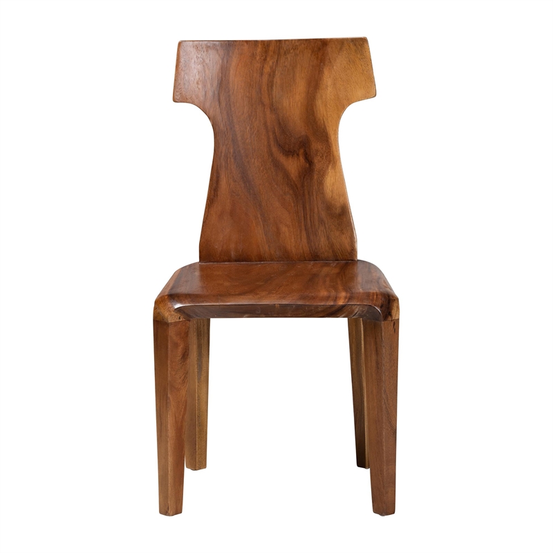 bali & pari Larissa Suar Wood Dining Chair