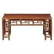 bali & pari Wahid Marbled Tortoise Rattan Coffee Table