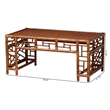 bali & pari Wahid Marbled Tortoise Rattan Coffee Table