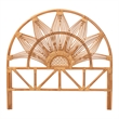 bali & pari Jasmine Natural Rattan Freestanding Headboard Twin