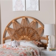 bali & pari Jasmine Natural Rattan Freestanding Headboard Twin