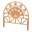 bali & pari Jasmine Natural Rattan Freestanding Headboard Twin
