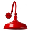 AQ Lighting Aluminum Super Duty Gooseneck LED Barn Lights in Red
