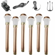 AQ Lighting 6-Piece Metal LED Mini Area Light Fixture Pro Kit in Copper