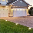 AQ Lighting Metal Well Light with Louvered Grill Cover Landscape in Bronze