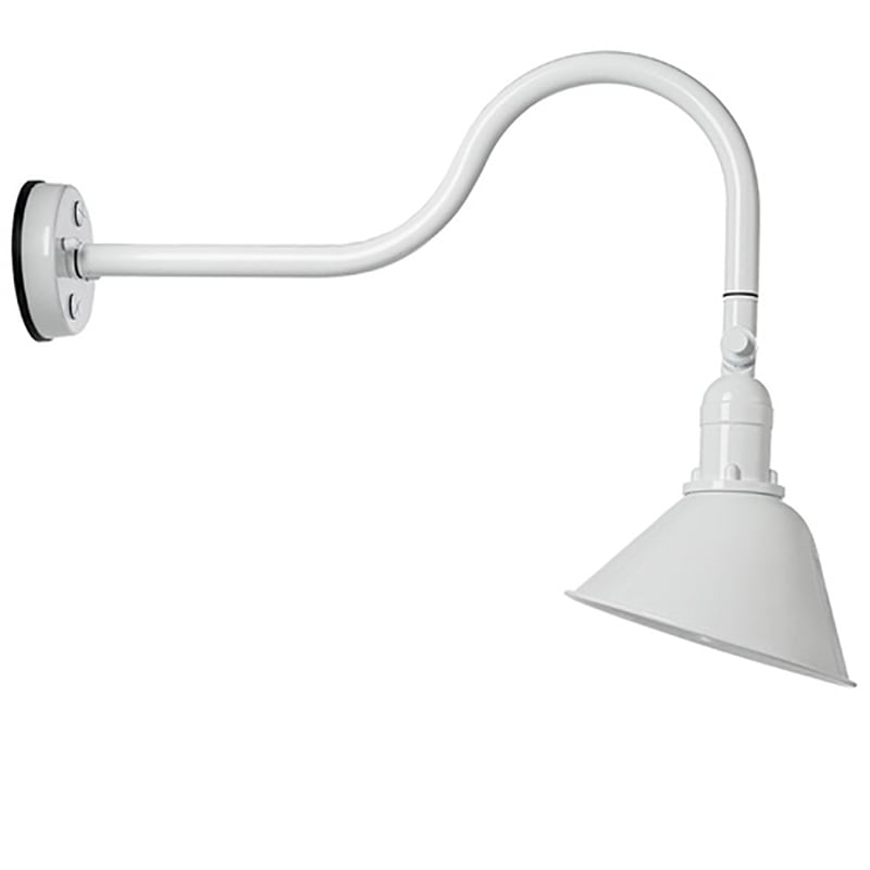 AQ Lighting Aluminum Super Duty Gooseneck LED Sign Lights in White