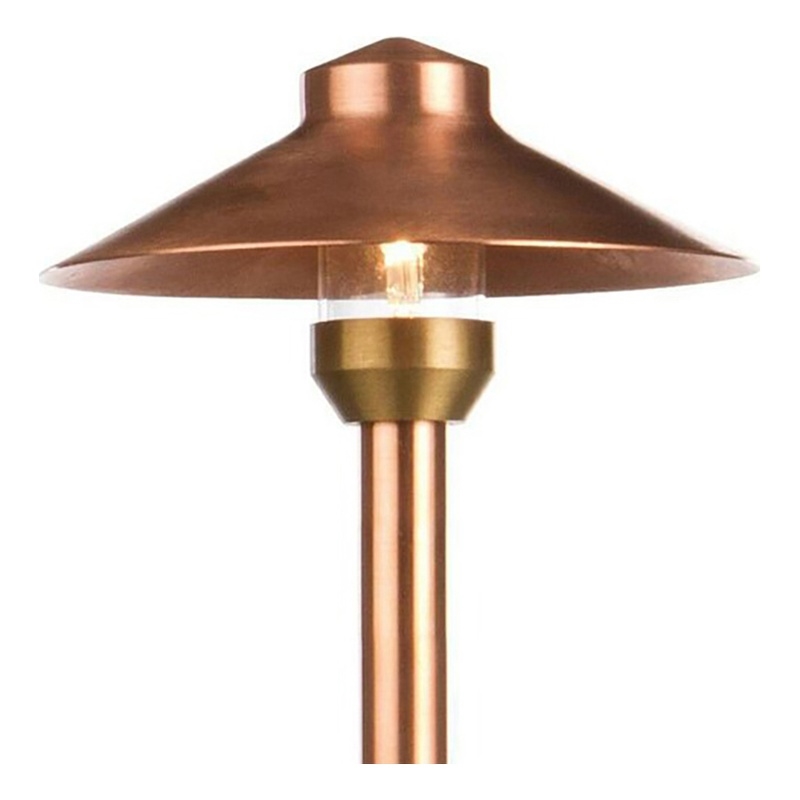 AQ Lighting DIY Propack 3-Piece Metal LED Pathway Area Light in Copper