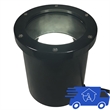 AQ Lighting 120V Metal & Composite Well Light with Open Face Cover in Black