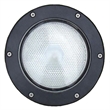 AQ Lighting 120V Metal & Composite Well Light with Open Face Cover in Black