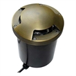 AQ Lighting Metal Well Light with Tri-Directional Cover Landscape in Bronze