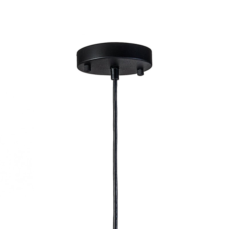 AQ Lighting Cast Iron Vintage Barn Hanging Pendant Lighting in Black