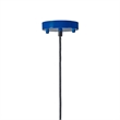 AQ Lighting Cast Iron Vintage Barn Hanging Pendant Lighting in Blue