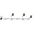 AQ Lighting Metal & Composite Well Light with Bi-Directional Cover in Nickel