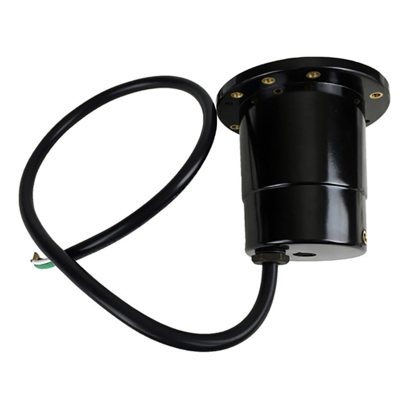 AQ Lighting Metal & Composite Well Light with Curved Grill Cover in Bronze