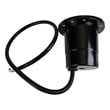 AQ Lighting Metal & Composite Well Light with Curved Grill Cover in Bronze