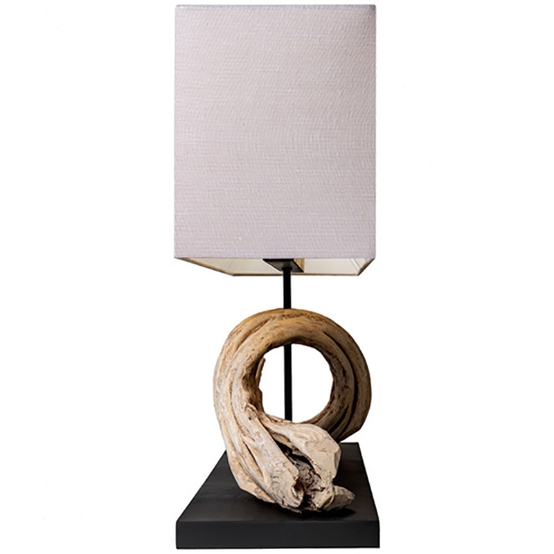 AQ Lighting Seadrift Driftwood LED Table Lamp in Natural/Gray