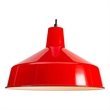 AQ Lighting Cast Iron Grade Vintage Barn Hanging Pendant Lighting in Red