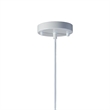 AQ Lighting Cast Iron Grade Vintage Barn Hanging Pendant Lighting in White