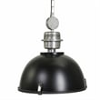 AQ Lighting Large Aluminum Warehouse Barn Hanging Kitchen Pendant Light in Black