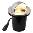 AQ Lighting Metal & Composite Well Pathway Light with Eyebrow Cover in Nickel