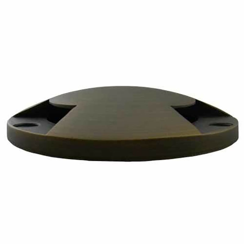AQ Lighting Metal & Composite Pathway Well Light with Tri-Directional in Bronze