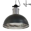 AQ Lighting Aluminum Open Bottom Hanging Pendant Ceiling Light in Black