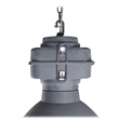 AQ Lighting Large Aluminum Hanging Pendant Kitchen Light in Industrial Gray