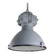 AQ Lighting Large Aluminum Hanging Pendant Kitchen Light in Industrial Gray